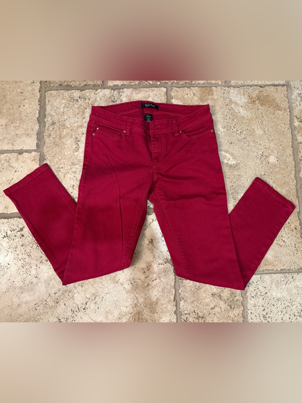 White House Black Market Girls Cranberry Stretch Denim Jeans